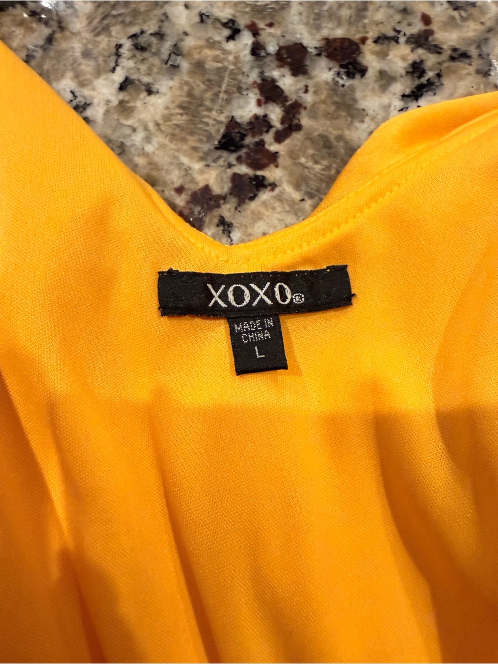 XOXO Bright Yellow Ruffle Mini Dress - Picture 5 of 5